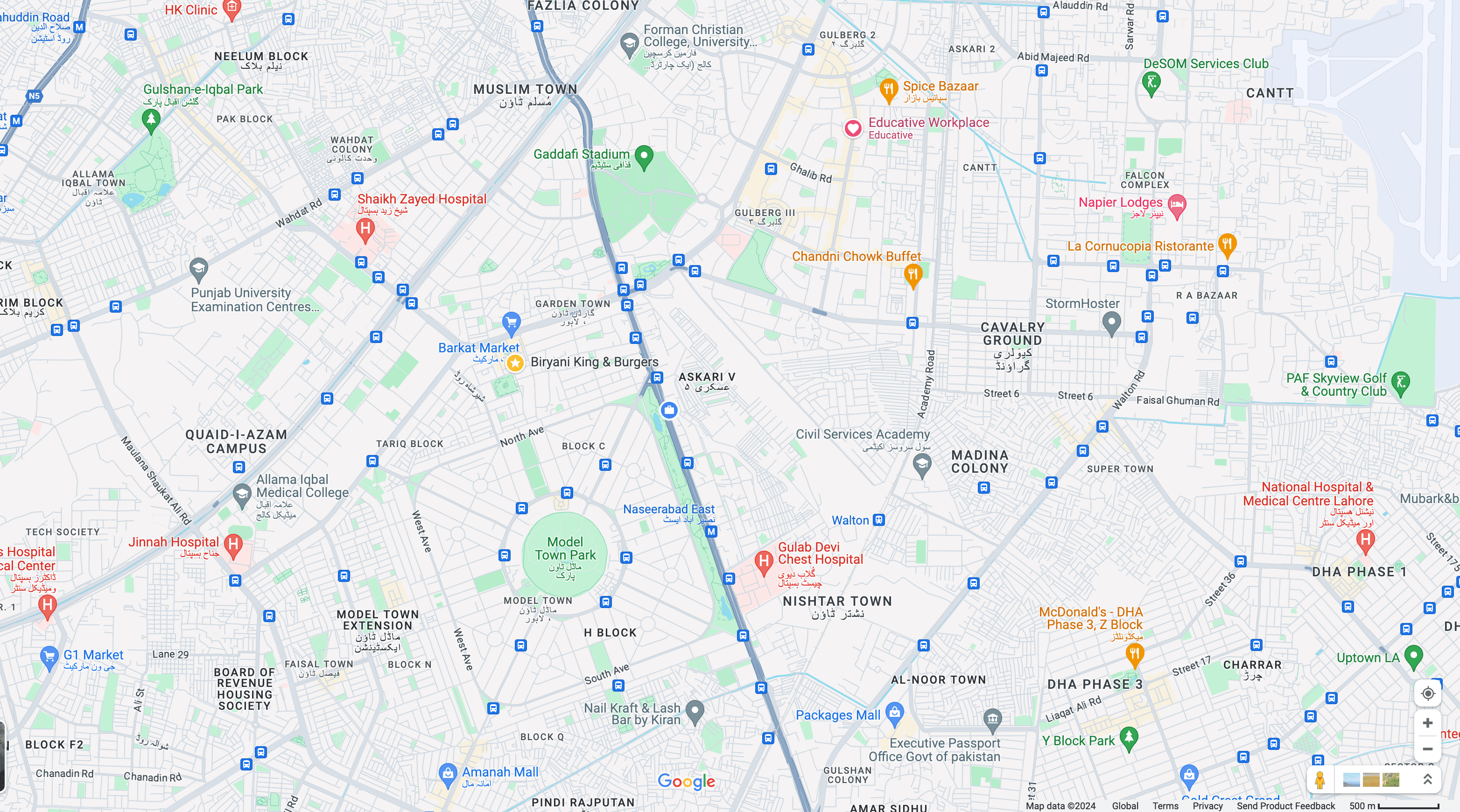 Delivery network map